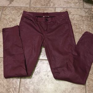 Skinny maroon pant #D65